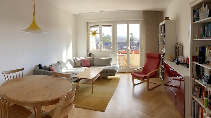 4½ Zimmer-Wohnung in Bern - Sandrain, möbliert, auf Zeit