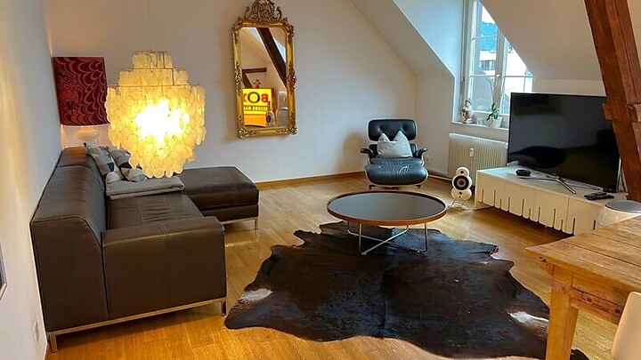 2½ room attic apartment in Zürich - Kreis 7, furnished, temporary