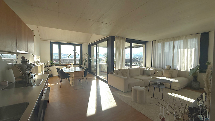 3½ Zimmer-Wohnung in Oberrieden (ZH), möbliert, auf Zeit