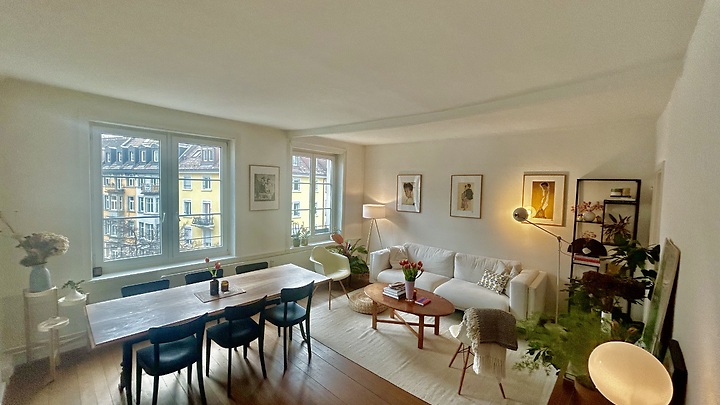 3 Zimmer-Wohnung in Zürich - Kreis 1 Limmatquai, möbliert, auf Zeit