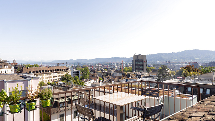 3½ room attic apartment in Zürich - Kreis 6, furnished, temporary