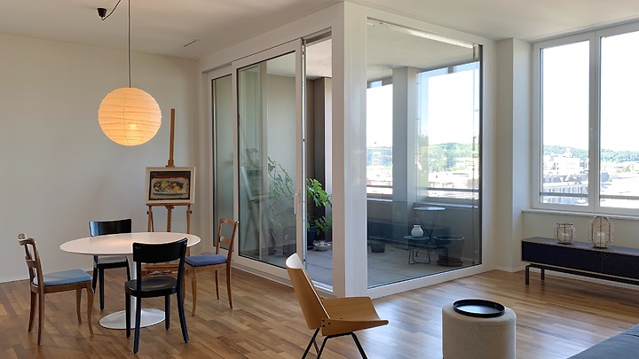 2½ Zimmer-Wohnung in Winterthur - Oberwinterthur, möbliert, auf Zeit