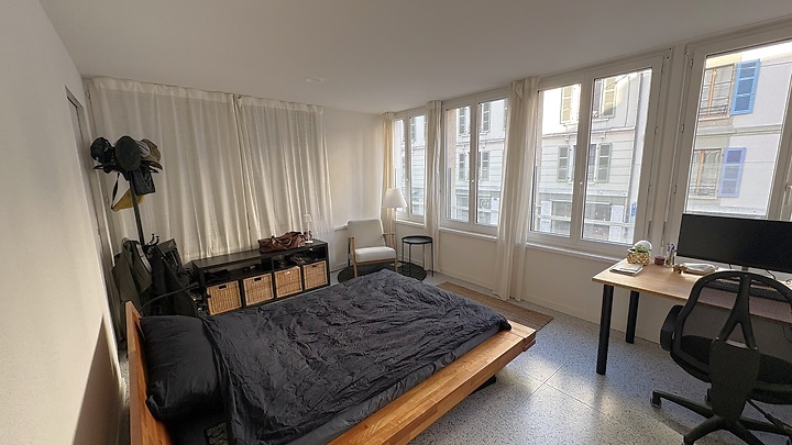 2 Zimmer-Wohnung in Genève - Grottes/Saint-Gervais, möbliert, auf Zeit