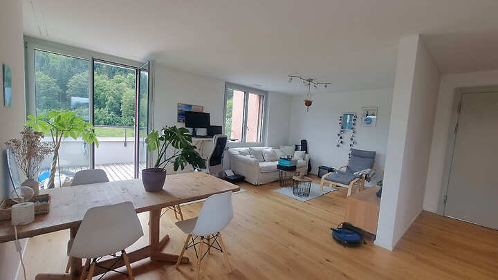 Appartement en attique 2½ pièces à Winterthur - Töss, meublé, durée déterminée