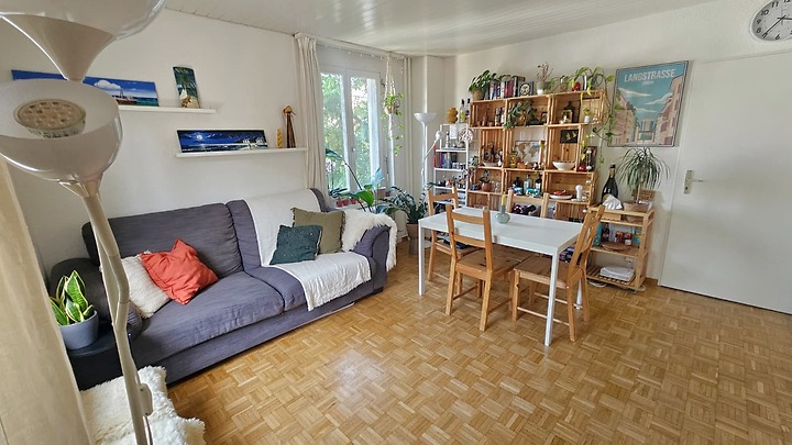 3 Zimmer-Wohnung in Zürich - Kreis 4 Langstrasse, möbliert, auf Zeit