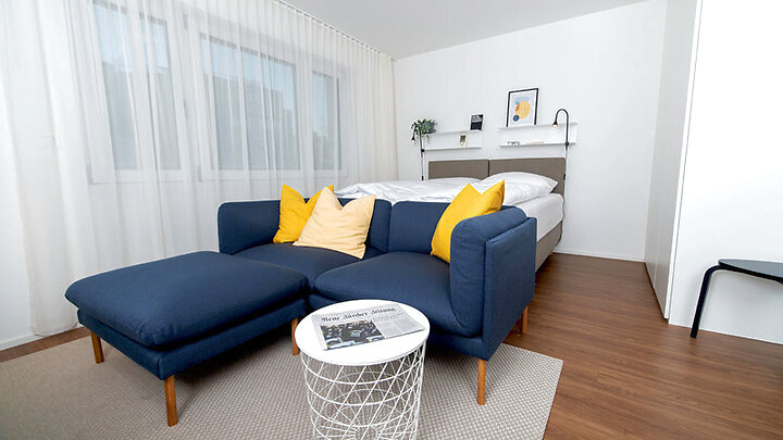 Appartement 1 pièce à Basel - St. Johann, meublé