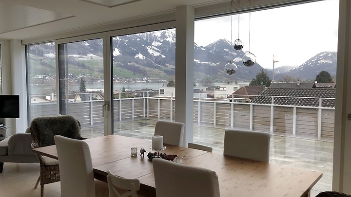 5 room attic apartment (penthouse) in Sarnen (OW), furnished