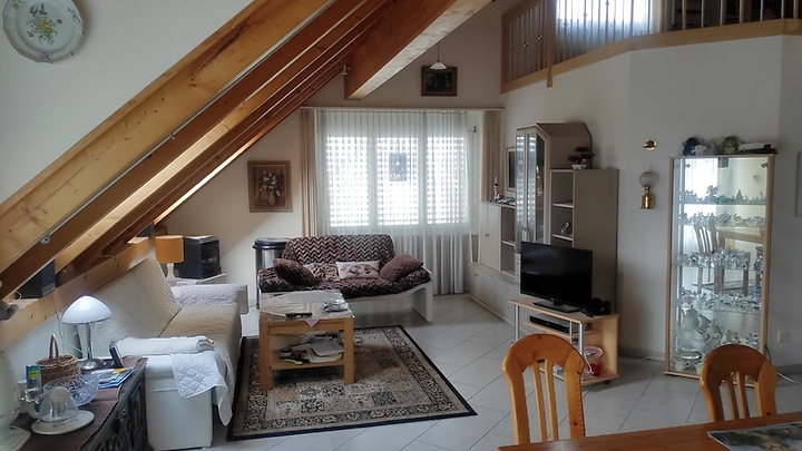 4½ room attic apartment in Thun (BE), furnished, temporary