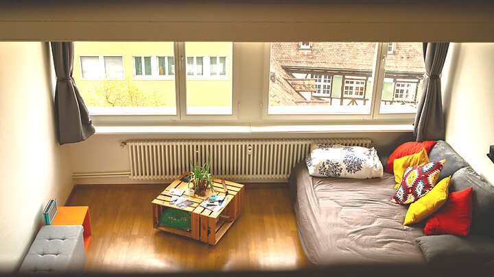 2½ Zimmer-Wohnung in Basel - Altstadt/Kleinbasel, möbliert, auf Zeit