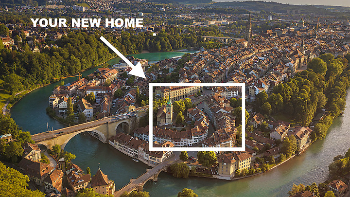 3½ Zimmer-Wohnung in Bern - Altstadt, möbliert, auf Zeit