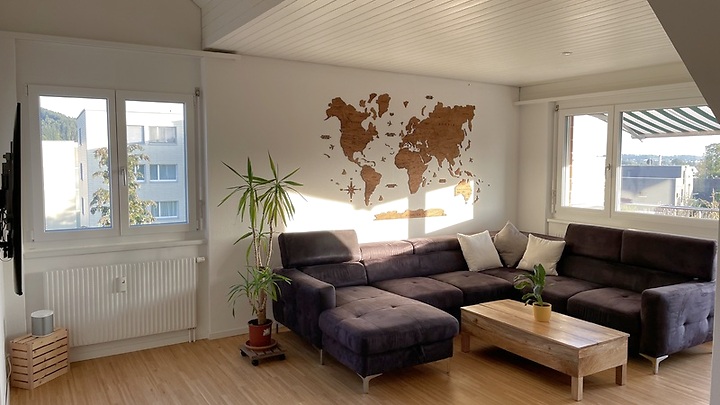 2½ room attic apartment in Pfäffikon (ZH), furnished, temporary