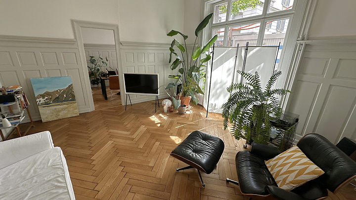 3½ Zimmer-Wohnung in Zürich - Kreis 4 Werd, möbliert, auf Zeit