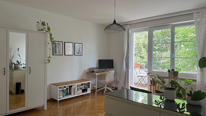 1½ Zimmer-Wohnung in Bern - Obstberg/Schosshalde, möbliert, auf Zeit
