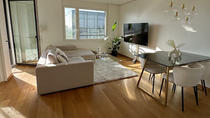 Appartement 2½ pièces à Rotkreuz (ZG), meublé, durée déterminée