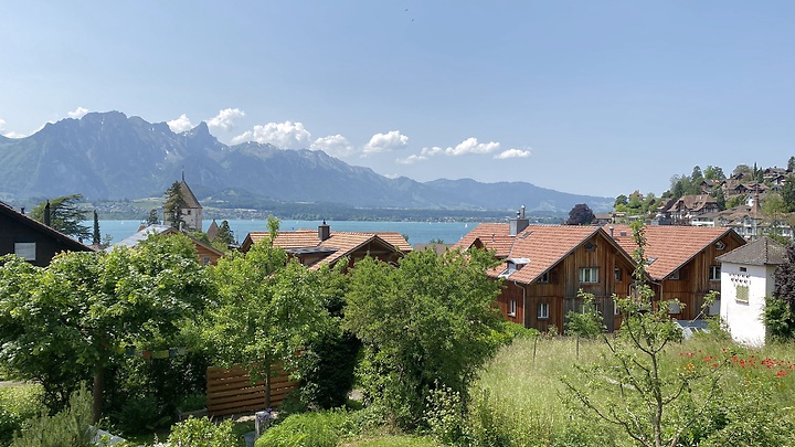 3½ Zimmer-Maisonettewohnung in Oberhofen am Thunersee (BE), möbliert, auf Zeit