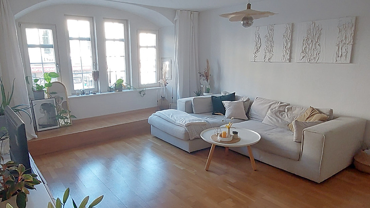 2½ Zimmer-Wohnung in Schaffhausen, möbliert, auf Zeit