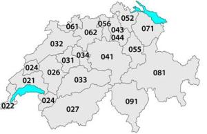 Indicatifs téléphoniques Suisses